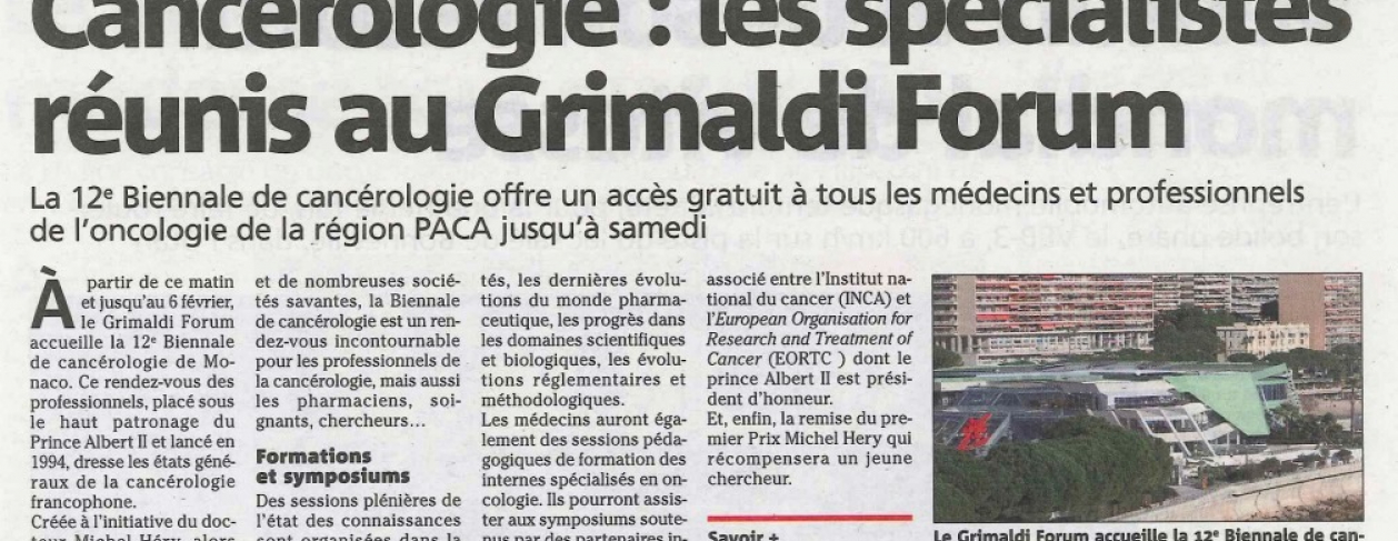 Lu dans MONACO MATIN
